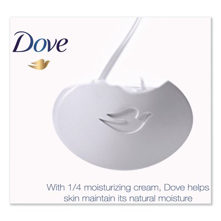 Dove White Beauty Bar, Light Scent, 3.17 oz, PK3 04090PK
